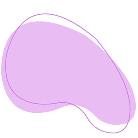 Abstract Purple Blob Element 9376698 PNG