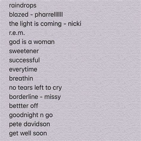 Image - Sweetener Tracklist From Notes.jpg | Ariana Grande Wiki ...