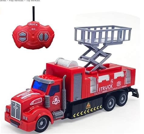 Remote control Lift Fire Fighting Truck In Window Box 1:36 - Sangyug ...