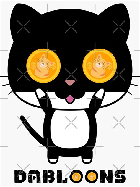 "Dabloon Cat " Sticker for Sale by Alexandr00001 | Redbubble