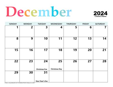 December 2024 Calendar With Us Holidays - Betta Charlot