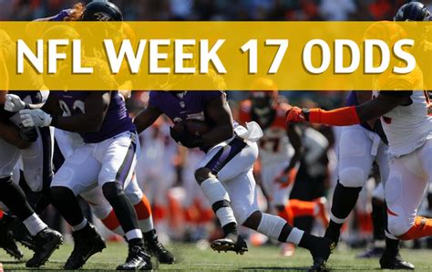 Bengals vs Ravens Odds / Predictions / Picks / Preview - Week 17 2017