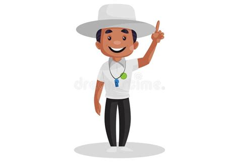 Vector Graphic Illustration of Cricket Umpire Stock Vector ...