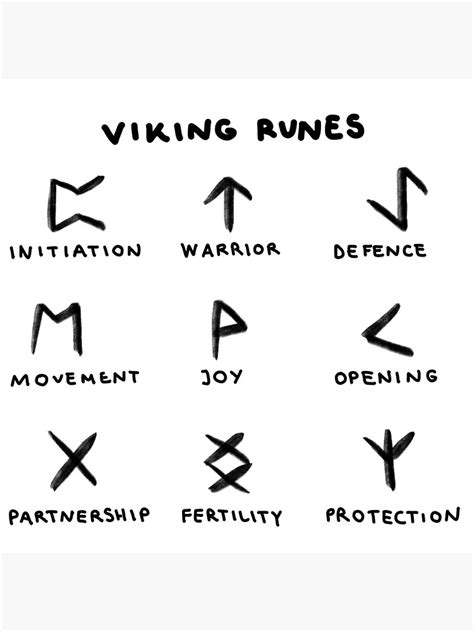 "Viking runes" Canvas Print for Sale by RosieCheecks | Redbubble