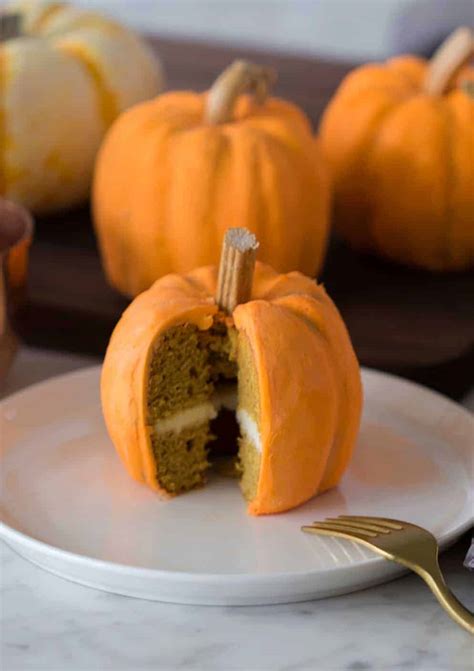 Pumpkin Mini Cakes - Preppy Kitchen