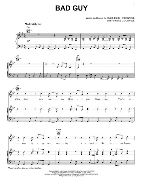 Bad Day Piano Sheet Music Free Printable | Free Printable A to Z