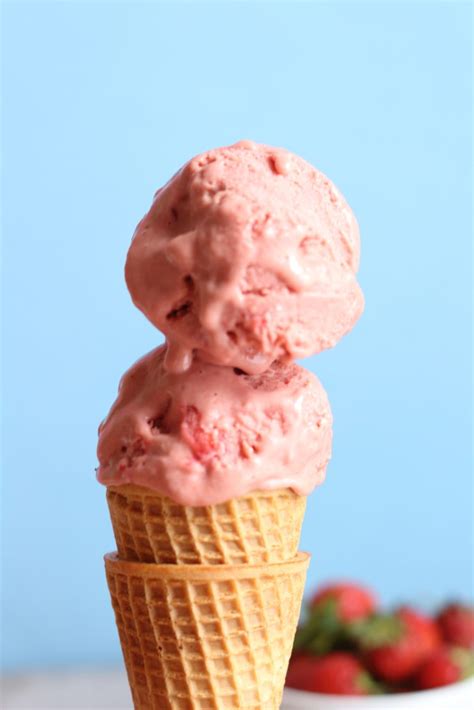 Strawberry Peanut Butter Ice Cream — Audra's Appetite