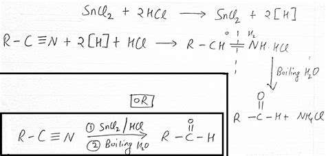 STEPHEN REACTION and STEPHEN REDUCTION