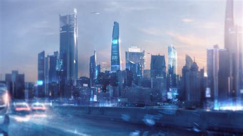 1920x1080, Skyline Artwork Data Id 261635 Data - Detroit Become Human City - 1920x1080 Wallpaper ...