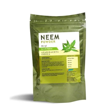 Neem Powder - 100 Gms - Nirogam