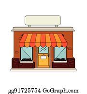 900+ Exterior Store Building Icon Clip Art | Royalty Free - GoGraph