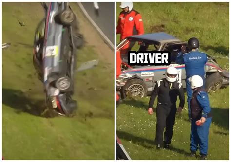 BMW E30 Has Huge Rollover Crash at 2023 Nurburgring 24H Support Race, Driver Walks Away