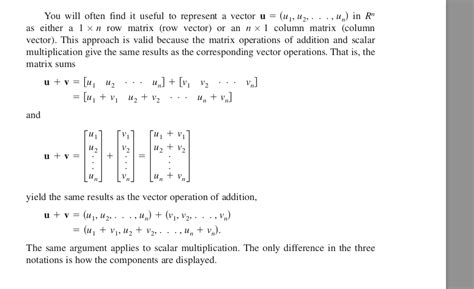 linear algebra - Vector addition represented as matrix addition ...
