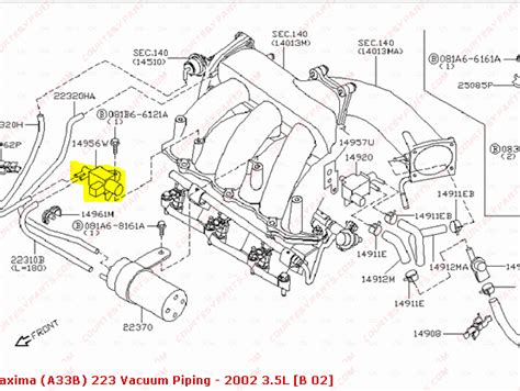 2004 Nissan maxima vias control solenoid valve