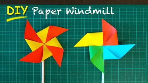 Yoshiny's Design: Paper Windmill DIY for Kids. (without pin)