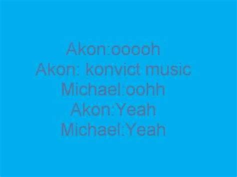 Michael Jackson Feat. Akon Hold My Hand Lyrics - YouTube