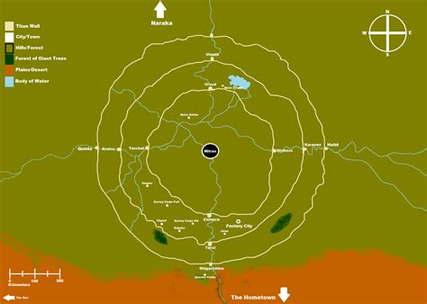Attack On Titan World Map