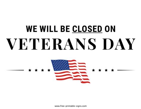 Closed in Observance of Veterans Day - Cecil County Health Department