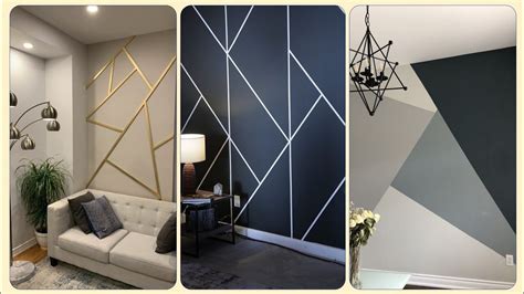 Geometric Wall Painting Designs Ideas 2022 | Geometric Accent Wall Paint | Wall Painting Design