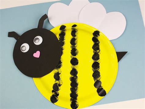 Bumble Bee Paper Plate Craft Paper Plate Crafts, Paper Crafts For Kids ...