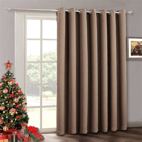 Amazon.com: RYB HOME Wide Large Sliding Door Curtains - Blackout Energy ...