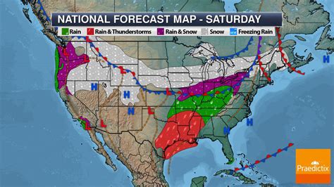 Heavy Snow And Rain Chances – National Weather Outlook For January 28, 2023 - Praedictix