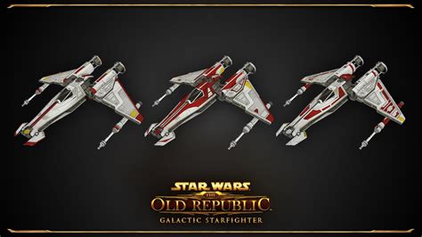 Star Wars: The Old Republic - Artworks zu den Schiffen aus dem Addon »Galactic Starfighter«