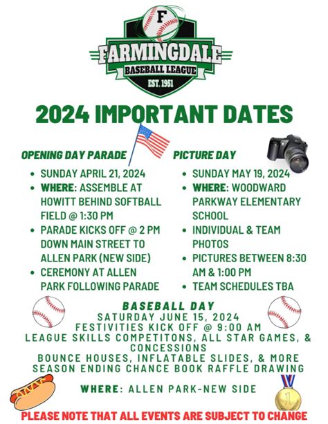 Farmingdale Baseball League Inc