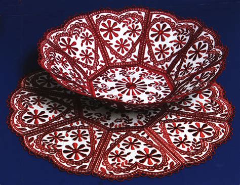 Machine Embroidery Designs K-Lace Bowls and Doilies