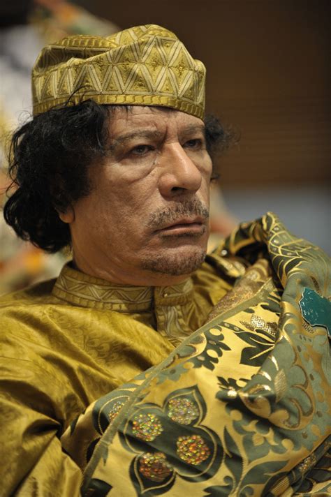 Muammar Gaddafi, Leader of the Revolution of the Great Socialist PeopleÕs Libyan Arab Jamahiriya ...