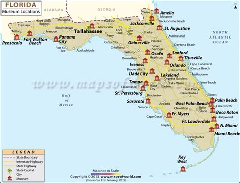 Florida Museums Map | the Beach | Pinterest