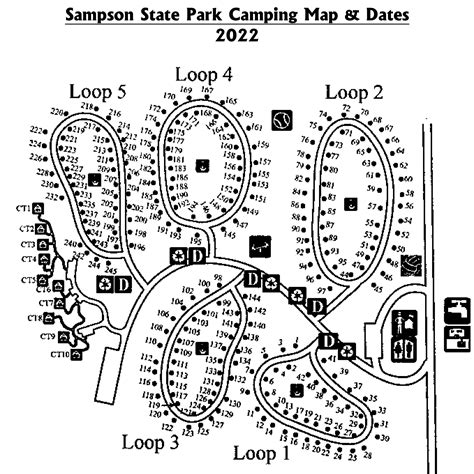 Sampson State Park Campsite Photos - Quick Peek Photos