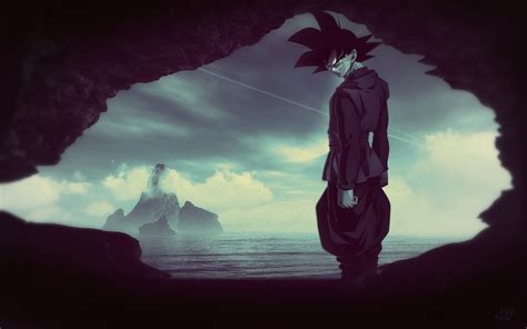 Cool Goku Black Desktop Wallpaper 4k images