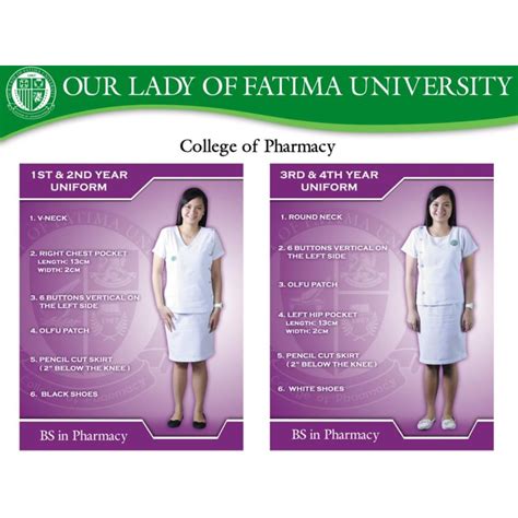 OLFU FEMALE COLLEGE OF PHARMACY UNIFORM_OUR LADY OF FATIMA UNIVERSITY ...