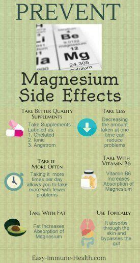 Magnesium side effects are extremely common, but they are mild and easy ...