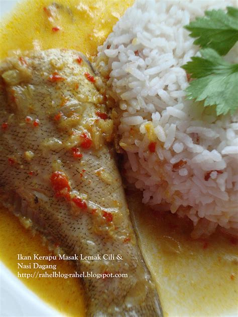 Rahel Blogspot: Ikan Kerapu Masak Lemak Cili