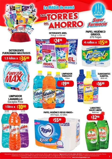 Folleto Farmacias Guadalajara Ofertas del 1 al 14 de octubre 2020