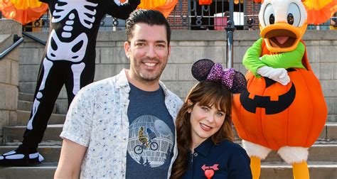 Zooey Deschanel & Boyfriend Jonathan Scott Celebrate Halloween Time at Disneyland | Jonathan ...