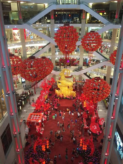 Decoraciones Para La Celebración Del Año Nuevo Chino Foto de archivo ...