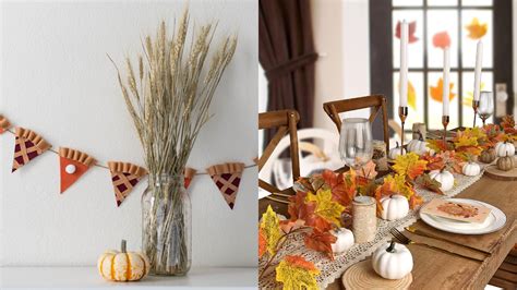 DIY table decorations thanksgiving on a budget