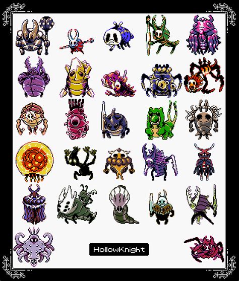 [OC][PixelArt]Hollow Knight bosses as GameBoy Color sprites : r/HollowKnight