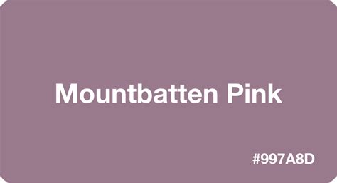 Mountbatten Pink Color: Best Practices, Color Codes, Palettes & More!