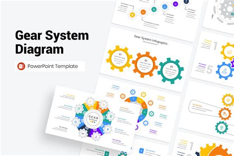 Gear System Diagram PowerPoint Template | Nulivo Market