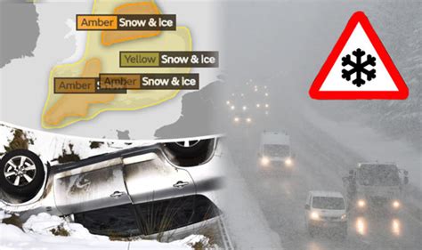 UK weather: Britain to grind to a HALT as -10C temperatures and 25cm of ...