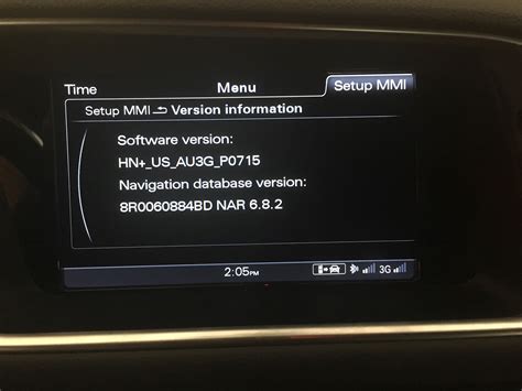 what's the latest MMI and maps version? - AudiWorld Forums