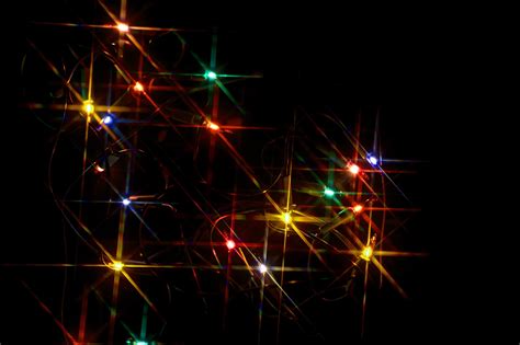 Photo of Colourful star burst lights | Free christmas images