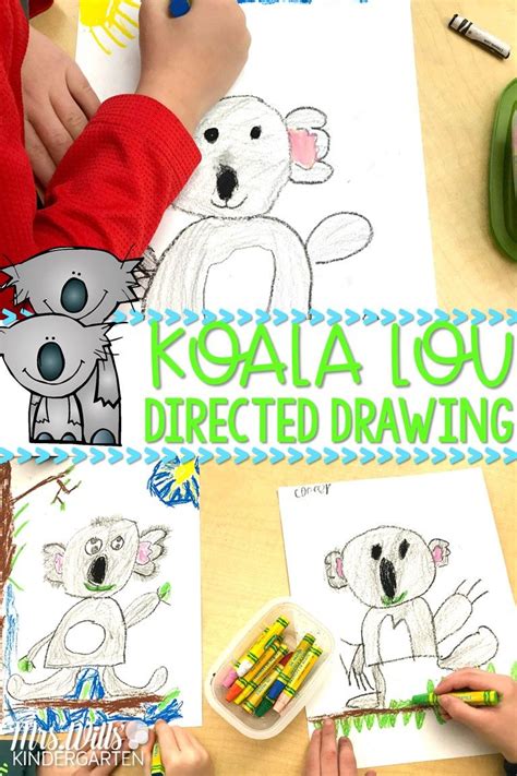 Koala Lou Directed Drawing | Directed drawing, Directed drawing kindergarten, Kindergarten ...