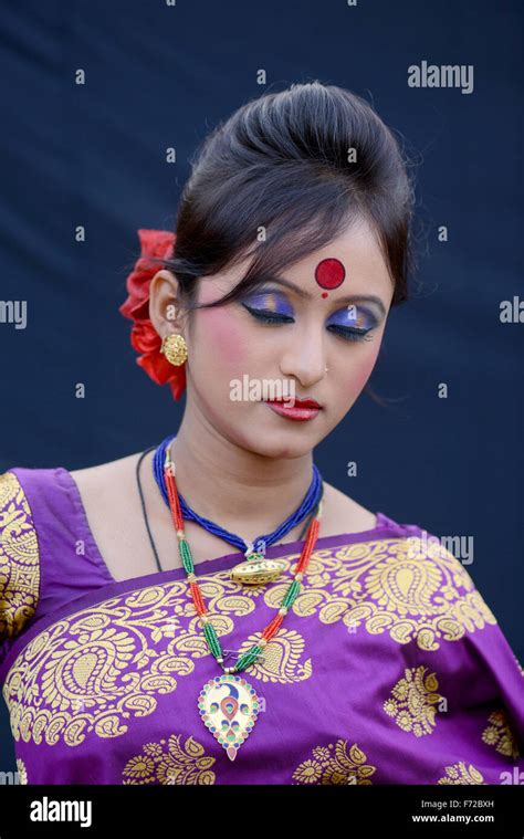 Woman close eye face, assam, india, asia, mr#786 Stock Photo - Alamy