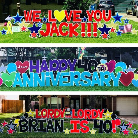 Card My Yard | Home | Happy birthday yard signs, Birthday yard signs ...