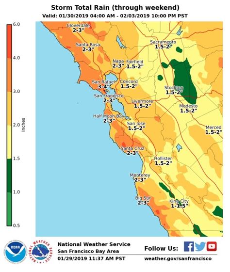 Bay Area forecast: Rain expected later Wednesday, again Friday